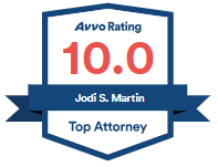 Avvo Rating | 10.0 | Jodi S. Martin | Top Attorney